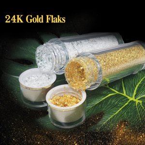 1g Una Bottiglia 99% 24k Genuino <span class=keywords><strong>Oro</strong></span> e Argento Fiocco Commestibile <span class=keywords><strong>Oro</strong></span> lustro polvere in polvere per la Decorazione Panificio - Product Image 5