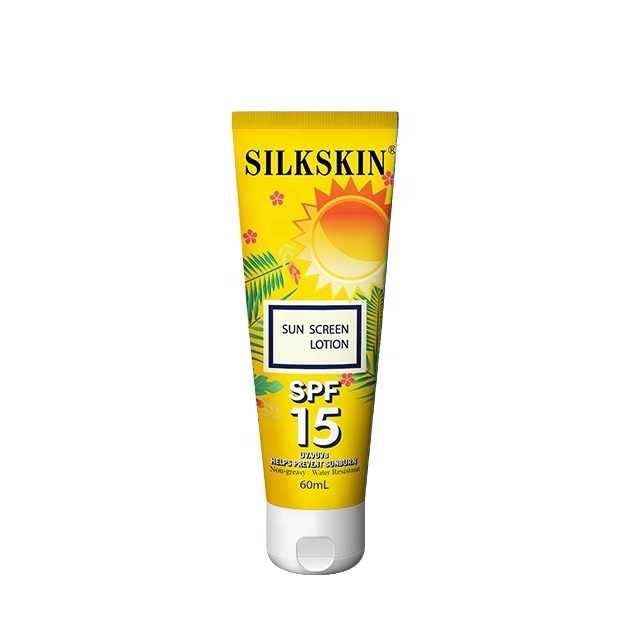 Hot Selling Stock Good Quality All Skin Home and Travel Using SPF 15 30 50 Sunscreen Lotion