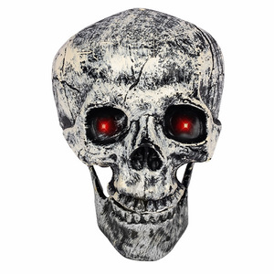 Halloween <b>Light</b> <b>Up</b> Skull Ground Stake Skeleton Hand Ornament Yard Lawn Scene Layout Spooky Garden Decoration - Product Image 4