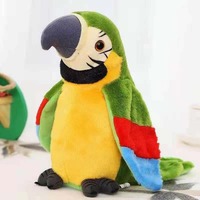 Juguete de Peluche Eléctrico Personalizable de Loro Simulado con Control Remoto, Canta, Habla, Interactivo, para Entrenamiento del Habla