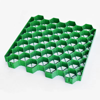 Dalles de pavage en grille de gravier en plastique écologique HDPE pour allées perméables, tapis de pavage pour manège et écurie, contrôle de l'érosion du sol et gestion de l'eau