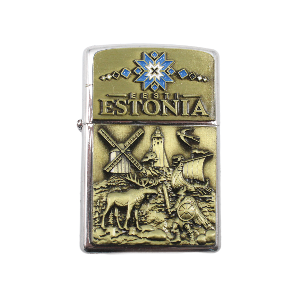 Custom Estonia Souvenir Lighter Personalized Promotional Gift with Estonia Souvenir Lighter Design