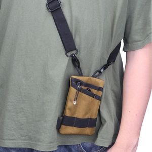 Outdoor Coin And Card Organizer Bag Oxford Cloth Waterproof With Zipper Pocket Unisex Solid Color Storage Wallet For Everyday - Product Image 3