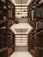 Système de dressing en mélamine abordable, dressing sur mesure, armoire économique, directement de l'usine OEM