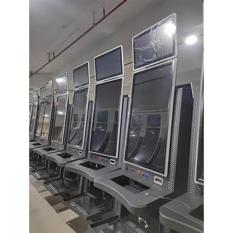 MIRACLE Wholesale luxury Amusement vertical Coin Operated video gaming Machines free design customized logo