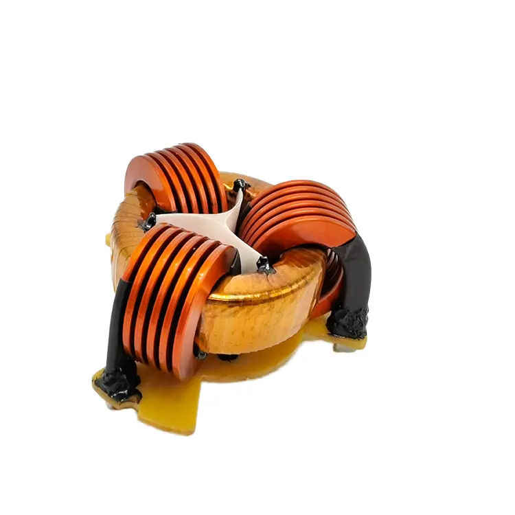 Inductor de núcleo de choque toroidal 3 fases 2 fases Inductores de modo común de potencia Bobinas para inductores de categoría