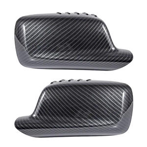 Cubiertas de espejo estilo fibra de carbono para BMW Serie 3 E46 Serie 7 E65 E66 Juego completo Material ABS - Product Image 1