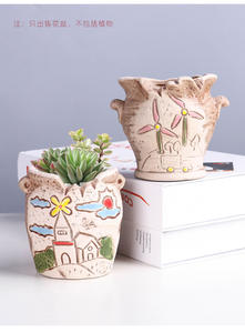 Jardinières en céramique - Contenants pour plantes de style moderne pour la décoration des centres commerciaux - Product Image 6