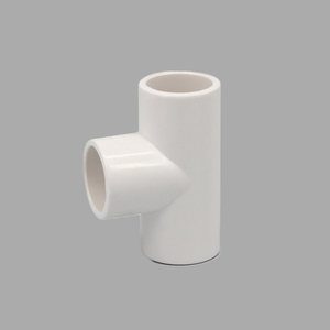 Fabricant chinois de raccords de réduction en PVC Sch40, norme ASTM D2466, coude en T basse pression pour le contrôle de l'eau - Product Image 4