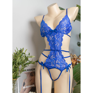 Moyen-Orient Offre Spéciale Sexy Lingerie femmes dentelle entrejambe ouvert exotique maigre sous-vêtements tongs une pièce Teddy Lingerie - Product Image 5