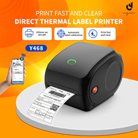 Uyin Y468 imprimante de codes à barres thermique directe 4 pouces 4x6 110mm pour Ebay Shopify FedEx USPS