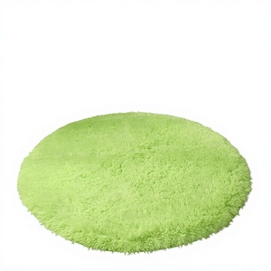 Alfombra Moderna Minimalista de Seda y Lana, Color Sólido, para Sala de Estar, Sofá, Dormitorio, Junto a la Cama, Alfombra Peluda de Cobertura Total para Comedor - Product Image 1