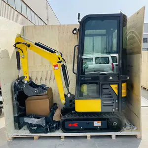 Snelle Levering Mini Graafmachine 2ton Epa Farm Gebruikt Nieuwe Crawler Digger Compacte Minibagger Kubota Motor Graafmachine Prijs