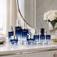 Bouteilles diffuseurs de parfum en verre dégradé marron avec impression de logo personnalisé, 120ml, 100ml, 60ml, 40ml, 30ml, 15ml, 50g, 30g, flacon cosmétique