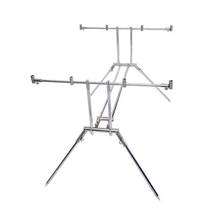 Rod Pod Portable en Acier Inoxydable <span class=keywords><strong>pour</strong></span> la Pêche à la <span class=keywords><strong>Carpe</strong></span>, <span class=keywords><strong>Support</strong></span> Pliant et Télescopique Réglable <span class=keywords><strong>pour</strong></span> Accessoires et Matériel de Pêche en Lac - Product Image 1