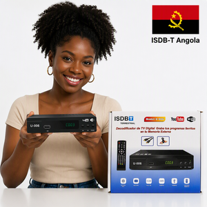 Receptor de <span class=keywords><strong>TV</strong></span> Digital ISDB-T OEM para Angola, Decodificador ISDB-T EWBS con Canales Gratuitos <span class=keywords><strong>Full</strong></span> <span class=keywords><strong>HD</strong></span>, H.264 - Product Image 1