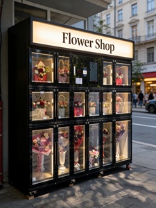 Distributore Automatico di Fiori Haloo, Grande Capacità 2,6 Metri, per Uso Esterno, Macchina Vending per Fiori Freschi - Product Image 3