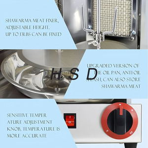 Machine à snacks pour restaurant, shawarma, <span class=keywords><strong>kebab</strong></span>, à vendre, machines de fabrication de produits carnés pour restaurant - Product Image 5