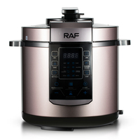 RAF R.171 6L Hot Selling 6l Capacité de 6l Rendez-vous 24 heures Cuiseur à riz sous pression multifonctionnel pour appareil ménager