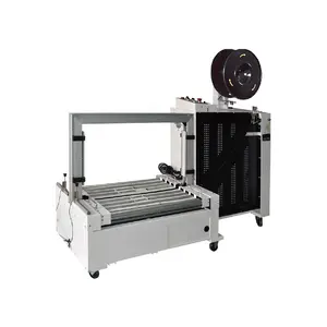 YYIPACK-302B automatic PP strapping machine strap carton packing arch can customize low table roller driven table strapping