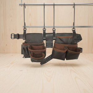 Heavy Duty Professional <b>Leather</b> <b>Tool</b> Belt Tradesman Industrial Work Belt Reinforced <b>Tool</b> Rig Exporter Factory Manufacturer - Product Image 1
