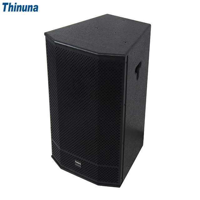 Thinuna T-153-DPA Dual 15" Active 2-Way PA Speaker 1200W AES 134dB SPL DSP Amplifier Professional Powered Speaker for Live Sound