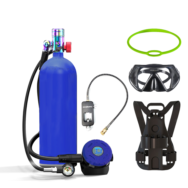 Customize Mini scuba tank with Diving Mask, 5-15 Mins Porta Scuba Diving Tank Equipment