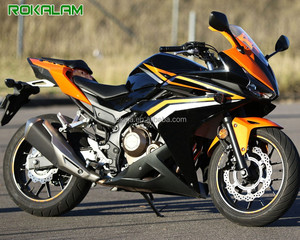 Für Honda CBR500R 2016 2017 <span class=keywords><strong>2018</strong></span> <span class=keywords><strong>CBR500</strong></span> R CBR 500R 16 17 18 Motorrad-Karosserieteile Gelb-Schwarzes Verkleidungsset - Product Image 1