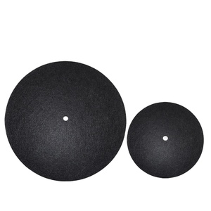 Customized Black Fiber Wool Felt Slipmat Vinyl Record Rubber <strong>Slip</strong> <strong>Mat</strong> for Audio <strong>Turntable</strong> Use - Product Image 4