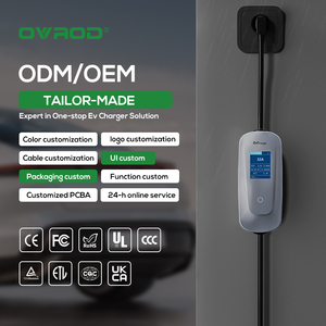 Ovrod 22 kW 32A di động AC Trạm Sạc loại 2 EV sạc có thể điều chỉnh màn hình hiện tại Phiên bản hoạt động 22Kw Công suất đầu ra - Product Image 6