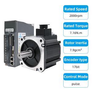 130JASM515220K-17B + JASD20002-20B Ce belgesi 1500W 220V 7.16N.<span class=keywords><strong>m</strong></span> 2000rpm 7.2A Motor sürücüsü - Product Image 4