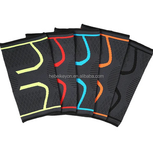 Genouillère de sport respirante et élastique personnalisée, support de compression pour le basketball, protection du genou - Product Image 4