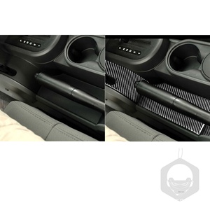 Adhesivo Decorativo de Fibra de Carbono para el Interior del Automóvil, para la Palanca de Cambios y el Portavasos, Modelo RRX-113284, para 2007-2010 - Product Image 3