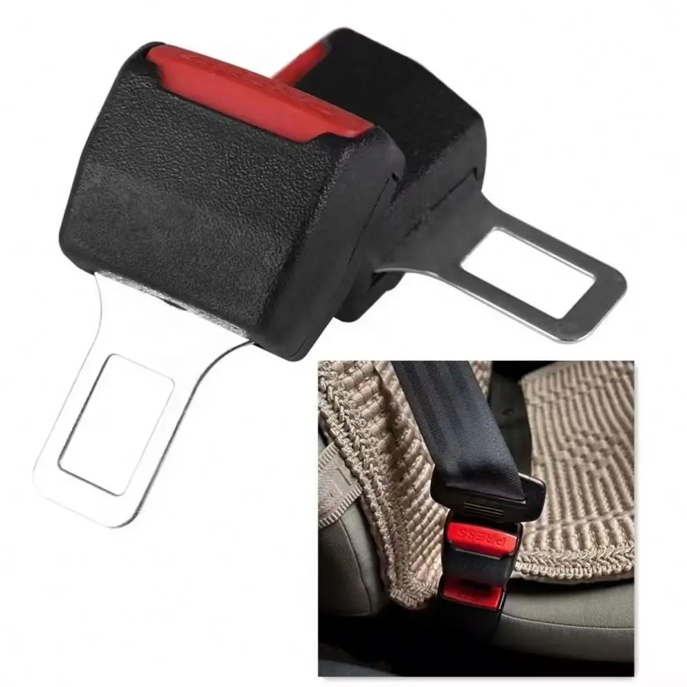 Car Seat Belt Clip Extension Plug Car Safety Seat Lock Buckle Seatbelt Clip Extender Converter Baby Car Seat Accessories