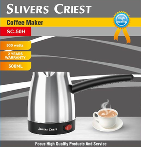 Cafetera Térmica/ Cafetera Turca/ Cafetera Italiana/ Cafetera Egipcia de Acero Inoxidable de 500 ml, 500 W, 0.5 L - Product Image 3