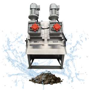 เครื่องแยกน้ำกากตะกอนแบบสกรูเพรส ทนทาน สำหรับโรงงานบำบัดน้ำเสีย - Product Image 1