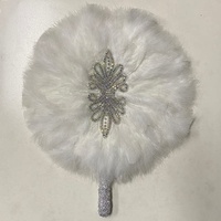 50pcs par couleur chine ventilateur blanc accessoires ventilateurs pliants main danse géant ventilateur thé Costume mariée