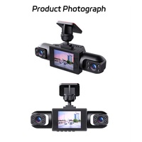 Cámara para Coche de Alta Calidad Full HD 1080P con 4 Lentes, Dashcam WiFi, DVR 4 en 1, Cámara Delantera y Trasera para Vehículos, Compatible con OEM/ODM