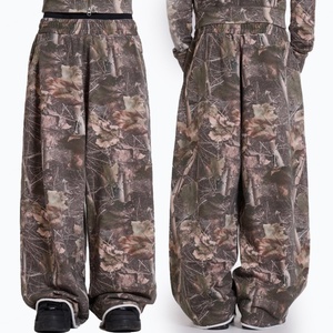 OEM High Quality Unisex Custom Woodland Camo Printed <b>Jogger</b> Pants Men Vintage <b>Oversized</b> Baggy Sweatpants <b>Jogger</b> - Product Image 1