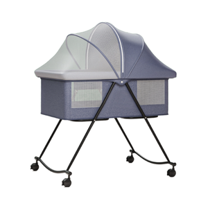 <span class=keywords><strong>Cuna</strong></span> Moderna Portátil Plegable Mingtu con Ruedas, Multifuncional <span class=keywords><strong>de</strong></span> Metal y Algodón con <span class=keywords><strong>Mosquitero</strong></span> <span class=keywords><strong>para</strong></span> Dormitorio, <span class=keywords><strong>de</strong></span> 0 a 36 Meses - Product Image 2