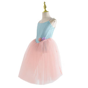 Falda española roja elegante profesional para mujeres y niñas, traje de baile de bailarina, puesta en escena para niños, fiesta, Ballet para niños - Product Image 3