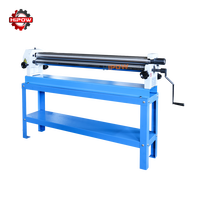 Machine de cintrage automatique à rouleaux pour engrenages, aluminium, acier au carbone, feuilles de PVC, 3 rouleaux, longueur max. 1300 mm, épaisseur 1,5 mm