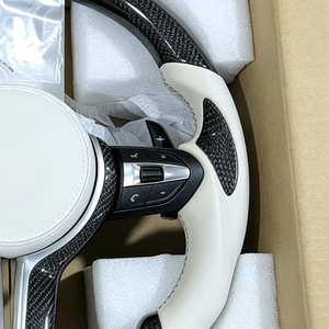 Volante de Fibra de Carbono Compatible con <span class=keywords><strong>BMW</strong></span> F01 F02 F03 F04 F06 F07 F10 F11 F12 F15 F16 F18 F20 F25 F26 F30 F32 E60 M3 <span class=keywords><strong>M5</strong></span> M6 - Product Image 5