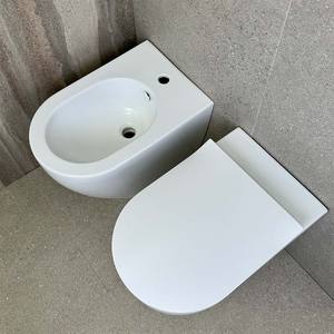 Inodoro inteligente para baño <span class=keywords><strong>con</strong></span> asiento suave integrado, bidé, mueble sanitario para el hogar, <span class=keywords><strong>WC</strong></span> de doble descarga - Product Image 3
