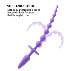 Ultra Zachte Siliconen Seksspeeltjes Flexibele Anale Plug Discrete Verpakking Gratis Ontwerp - Product Image 3