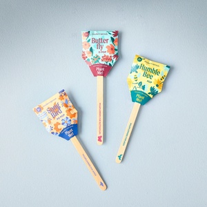 Kit de jardinage durable pour fleurs papillon et légumes, avec pollinisateurs, pour décoration de maison de campagne, en <span class=keywords><strong>pots</strong></span>, idéal comme cadeau - Product Image 4