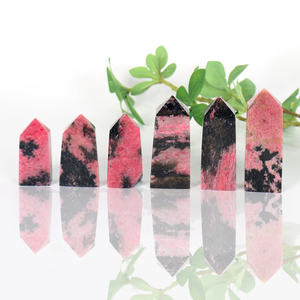 Offre Spéciale : Obélisque en Rhodonite Rose Naturelle, Cristal de Guérison Populaire, Tour de Pointe pour la Décoration Intérieure - Product Image 1