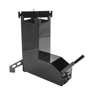 <span class=keywords><strong>Estufa</strong></span> de leña para acampar al aire libre, Picnic, senderismo, ultraligero, plegable, portátil, diseño práctico, peso ligero, acero, cohete - Product Image 2