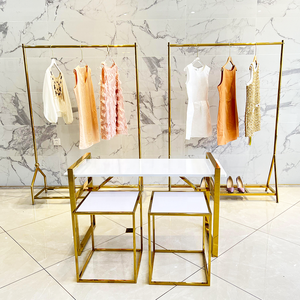 Mesas de anidación de nuevo diseño, estantes de exhibición de ropa, estante de exhibición de tienda de ropa con <span class=keywords><strong>precio</strong></span> de fábrica - Product Image 2