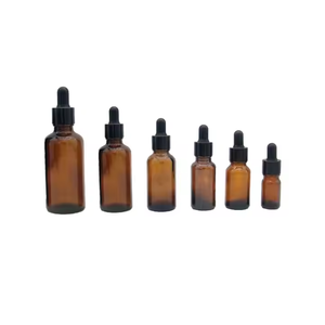 Flacon compte-gouttes en verre givré noir de haute qualité, 15 ml, 20 ml, 30 ml, 50 ml, 100 ml, échantillon gratuit, flacon d'huile essentielle, couvercle noir, or, argent - Product Image 4